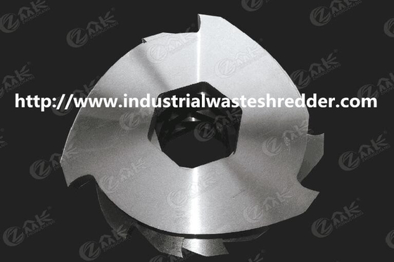 Solid Metal Shredder Spare Parts Integral Blades High Hardness Anti - Oxidation