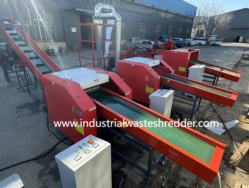 Davao Packaging Corporation için PP iplik parçalayıcı ve plastik HDPE film parçalayıcı makineleri