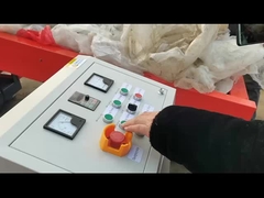 PET Plastik Film Kesme Makinesi Fiber PET Film Shredder Serbestleme Yapışkan olmayan