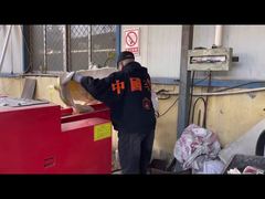 Model 800F fiber kesici, alüminyum folyo ve cam yünü parçalamak için 10mm'lik elek.