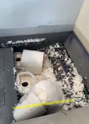 İyi bir fiyat. Atık Kağıt Ruloları Tek Çubuklu Kırıcı Makine 75KW Kesme Motoru Rotor Diametresi 400mm Plastik Film Ruloları Kırıcı Makine çevrimiçi