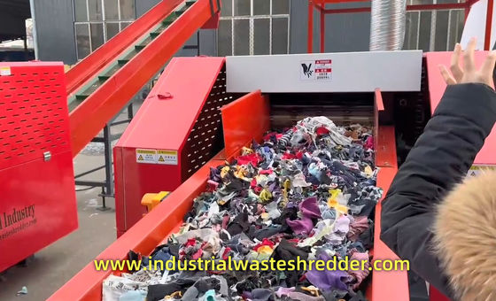 İyi bir fiyat. Atık kumaş öğütücü giysiler dokunulmamış tekstil kırıcı enerji tasarrufu döner bıçak kesicisi çevrimiçi