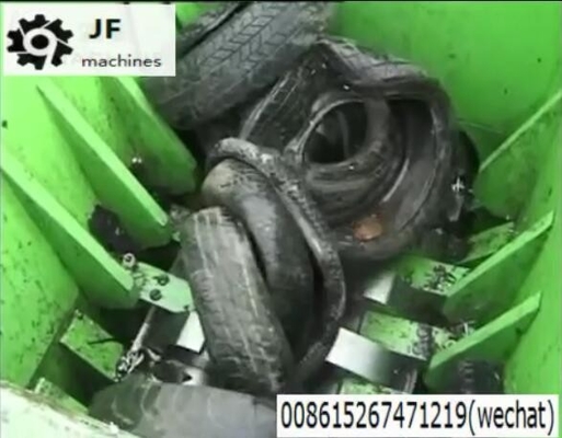 İyi bir fiyat. Kauçuk Atık Lastik Parçalayıcı Keskin Bıçakları Düşük Gürültülü Enerji Tasarrufu Uzun Hizmet Ömrü çevrimiçi