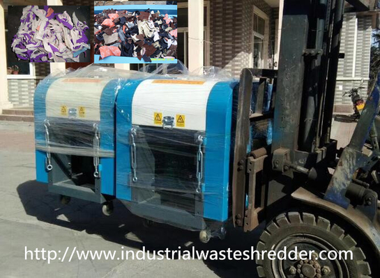 İyi bir fiyat. Hurda Kumaş Endüstriyel Atık Parçalayıcı Makinesi 450 - 750 Kg / H Kapasite çevrimiçi