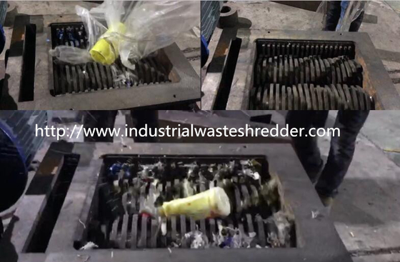 İyi bir fiyat. Küçük Plastik Şişe Parçalayıcı Düşük Gürültü, 300kg / Saat Su Şişesi Parçalayıcı çevrimiçi