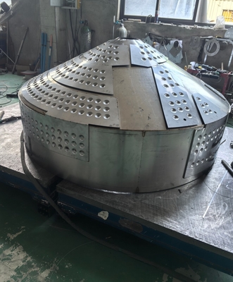 316L 304 Paslanmaz çelik metal yapımı tıbbi reaktör ekipmanları kabuk özel işleme