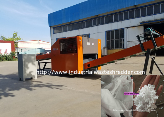 İyi bir fiyat. Pamuklu Bez Bez Kesme Makinesi Sigara Dokuma Kumaş Tekstil Parçalayıcı 10mm çevrimiçi