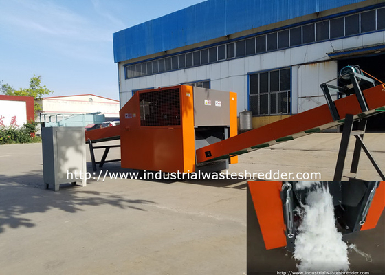 İyi bir fiyat. Polyester Dacron Elyaf İplikleri Endüstriyel Atık Öğütücü Yüksek Elastik Mukavemet Kesme Makinesi çevrimiçi