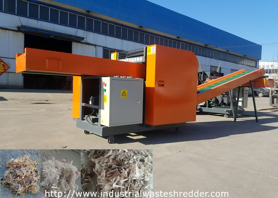 İyi bir fiyat. EFB / Palm Fiber Kesme Makinesi Kenaf Keten Kesici Toz Kontrolü ile Döner Bıçak çevrimiçi